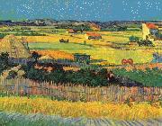 Harvest at La Crau, Vincent Van Gogh